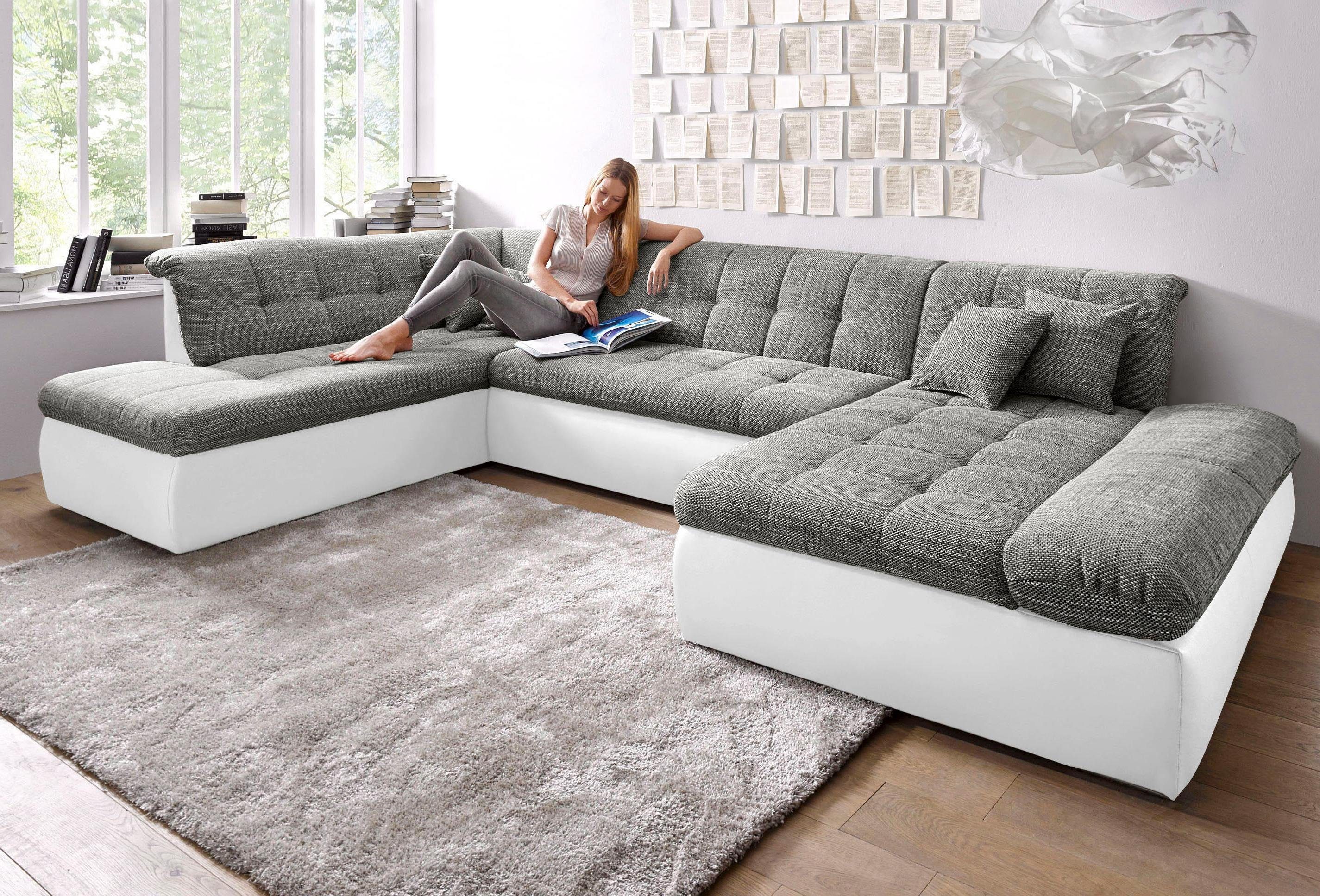 DOMO collection Wohnlandschaft "Moric U-Form auch in Cord", im XXL-Format, günstig online kaufen