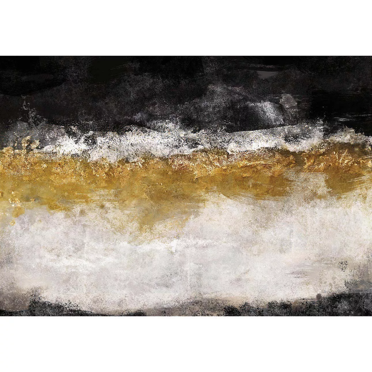 Leinwandbild Black&Gold Impression, 100 x 70 cm günstig online kaufen