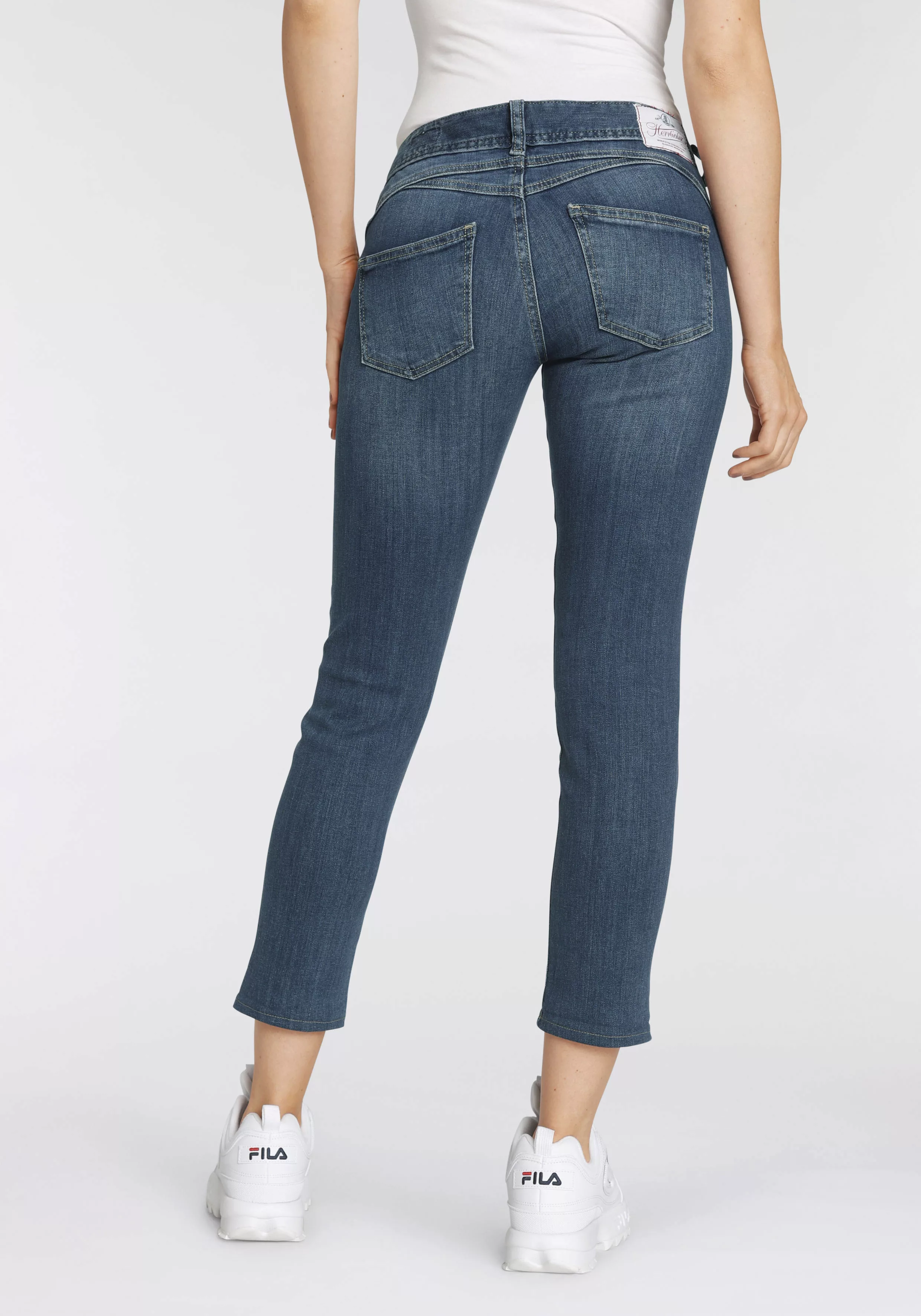 Herrlicher 7/8-Jeans "GINA CROPPED POWERSTRETCH", mit seitlichem Keileinsat günstig online kaufen