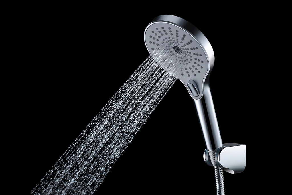 WENKO Handbrause »Ultimate Shower«, (1 tlg.), Chrom/Weiß, Ø 13 cm günstig online kaufen