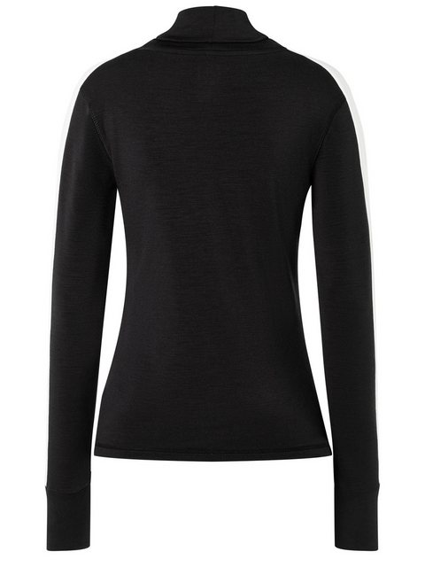 SUPER.NATURAL Sweatshirt für Damen, Merino COLORADO ROLL NECK mit Streifen, günstig online kaufen