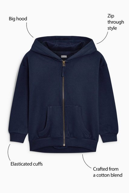 Next Kapuzensweatshirt Kapuzenjacke (1-tlg) günstig online kaufen