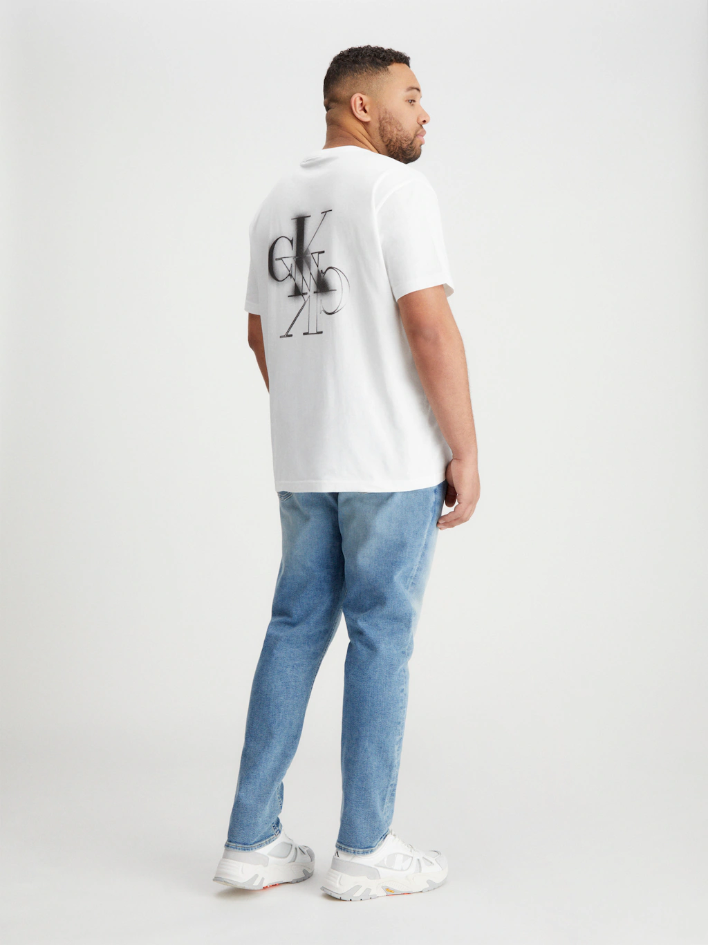 Calvin Klein Jeans Plus T-Shirt PLUS MIRRORED CK LOGO TEE günstig online kaufen