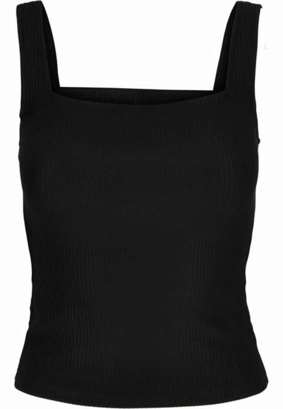 URBAN CLASSICS Muskelshirt Urban Classics Damen Ladies Squard Neckline Rib günstig online kaufen