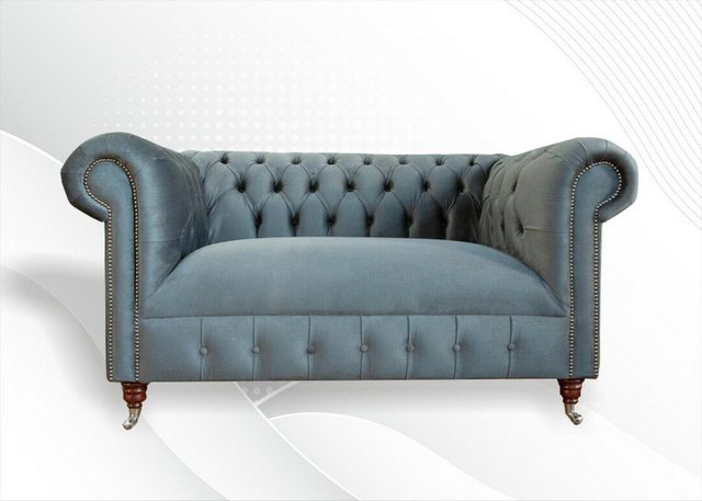 Xlmoebel Sofa Neu Zweisitzer Chesterfield Luxus Couch aus Stoff für Ihr Zuh günstig online kaufen