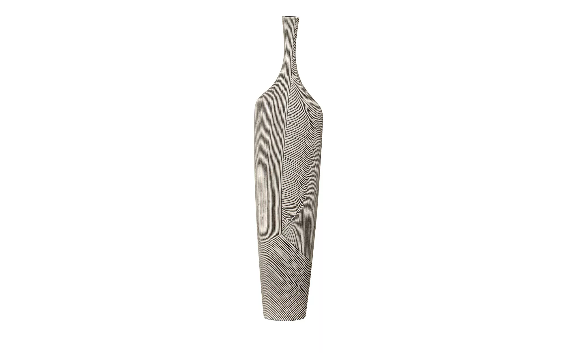 Deko Vase ¦ grau ¦ Polyresin (Kunstharz) ¦ Maße (cm): B: 28 H: 66,5 T: 13 A günstig online kaufen