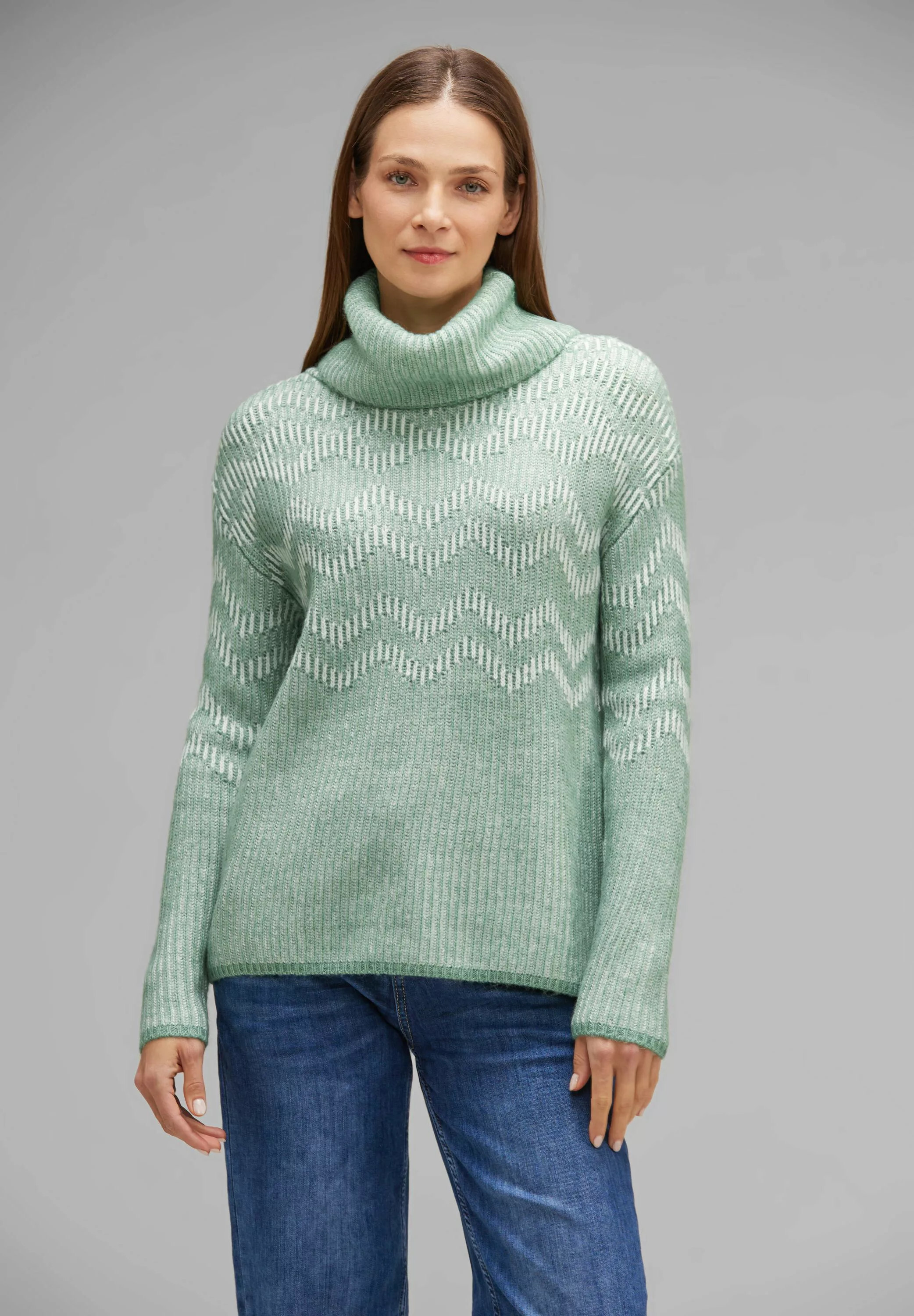 STREET ONE Rollkragenpullover, im soften Baumwoll-Mix günstig online kaufen