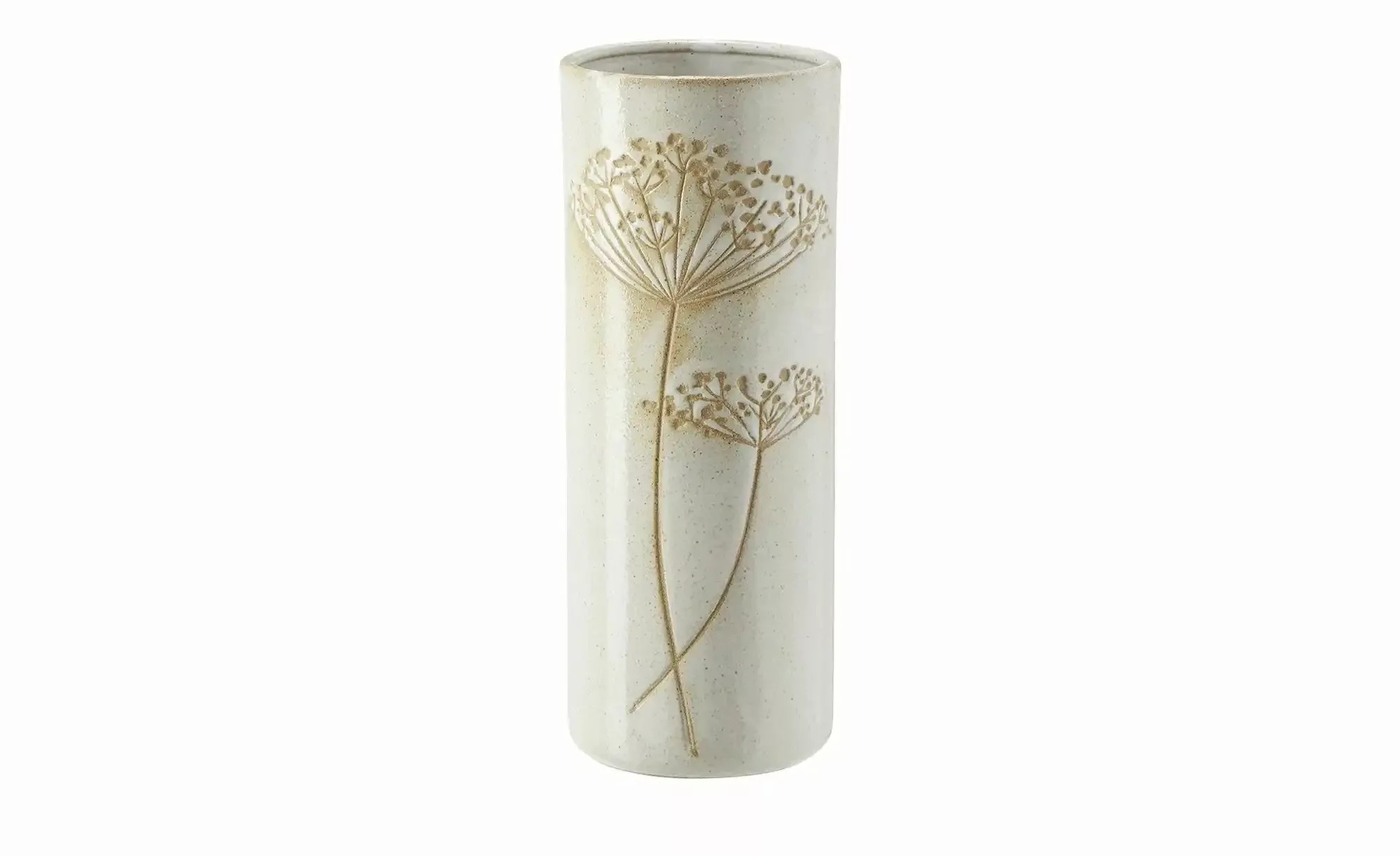 Vase ¦ beige ¦ Steinzeug ¦ Maße (cm): H: 28,5  Ø: 11 Accessoires > Vasen - günstig online kaufen