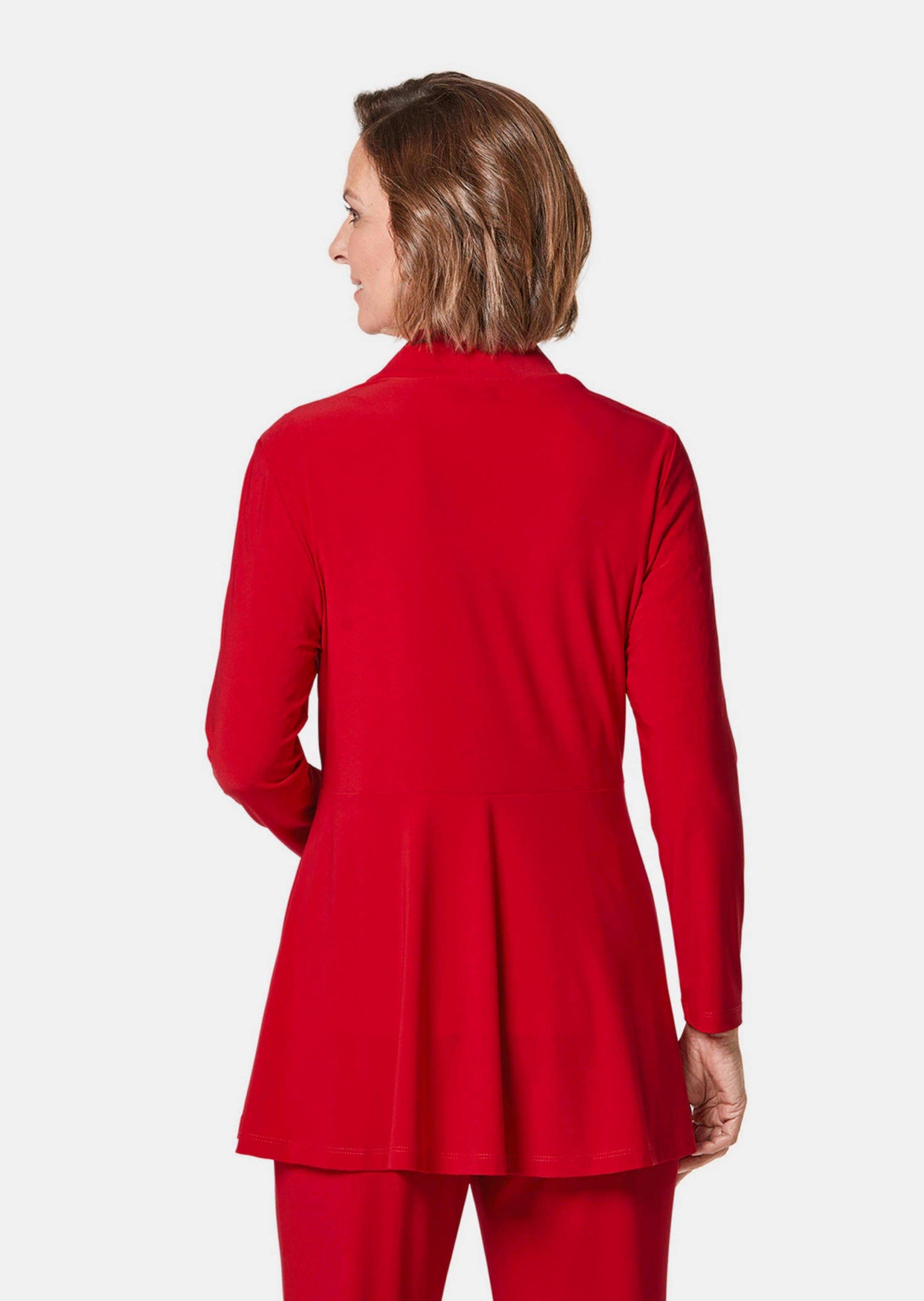 GOLDNER Shirtjacke Leichte Shirtjacke lila mit günstig online kaufen