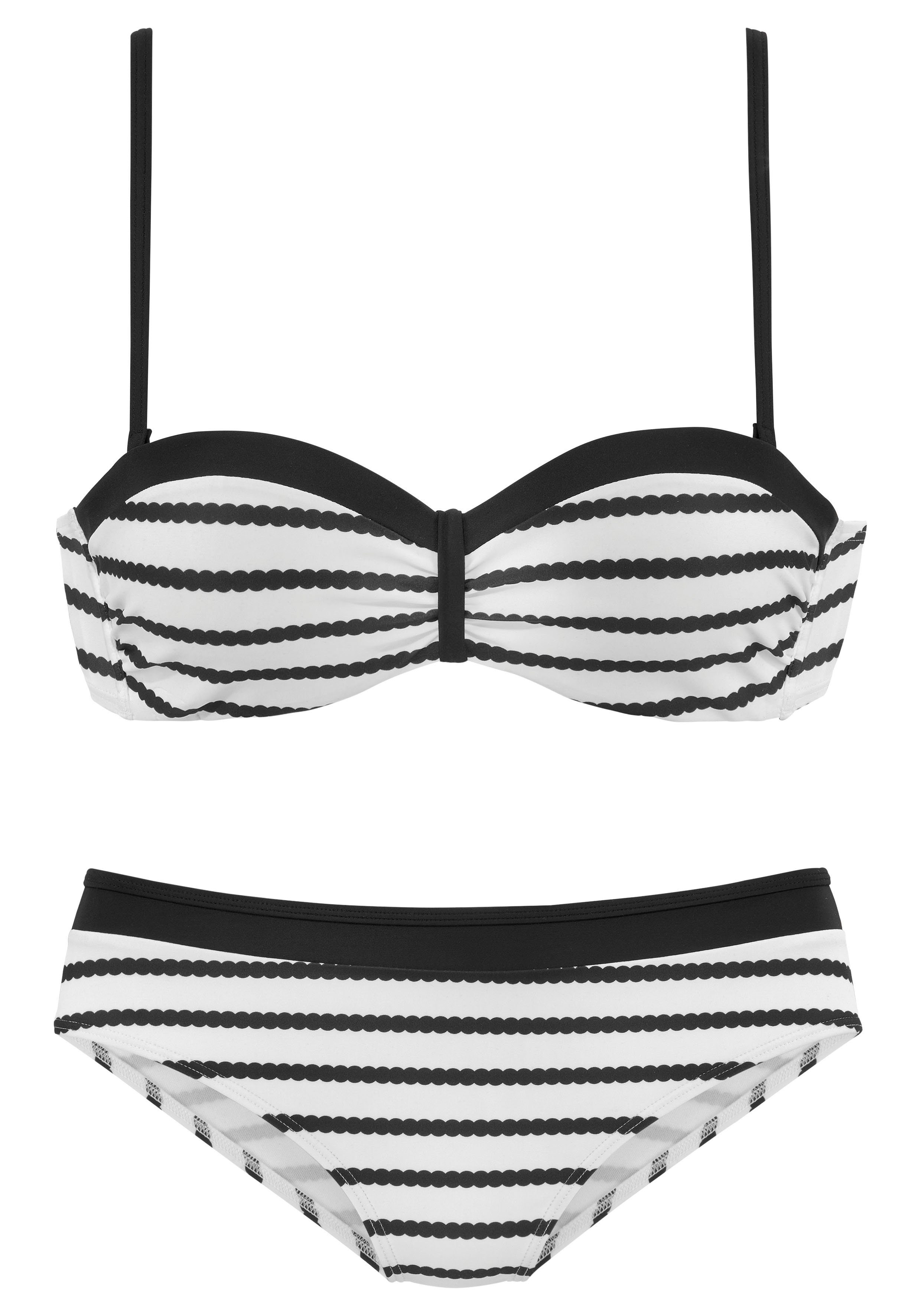 LASCANA Bügel-Bandeau-Bikini mit Trägervarianten günstig online kaufen