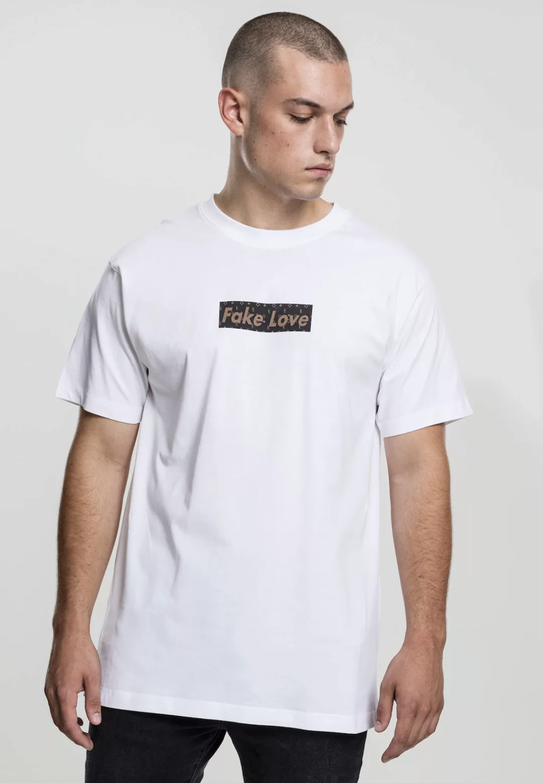 MisterTee T-Shirt MisterTee Herren Fake Love Tee (1-tlg) günstig online kaufen