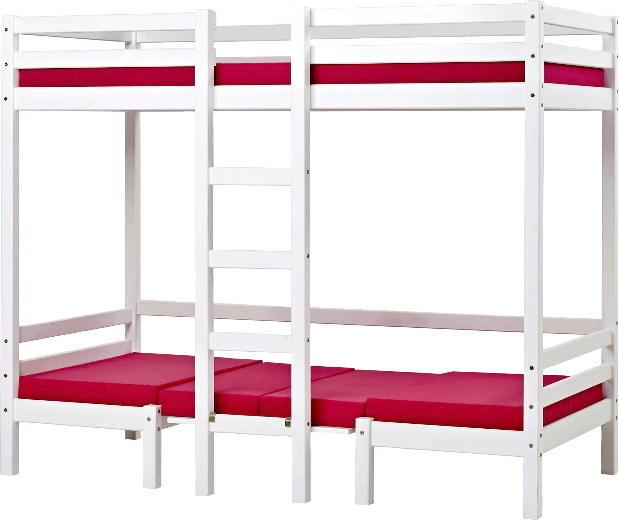 Hoppekids Hochbett "Kinderbett ECO Dream, Einzelbett, Juniorbett 90x200", 5 günstig online kaufen