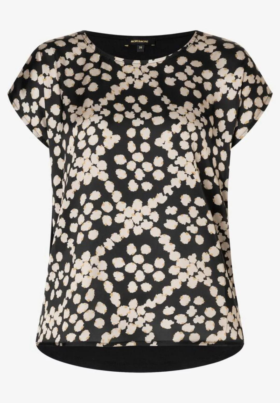 Blusenshirt, Dot Pattern Print günstig online kaufen