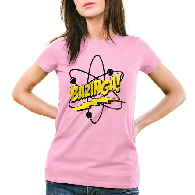 style3 T-Shirt Bazinga Sheldon the big bang theory sheldon cooper atom phys günstig online kaufen