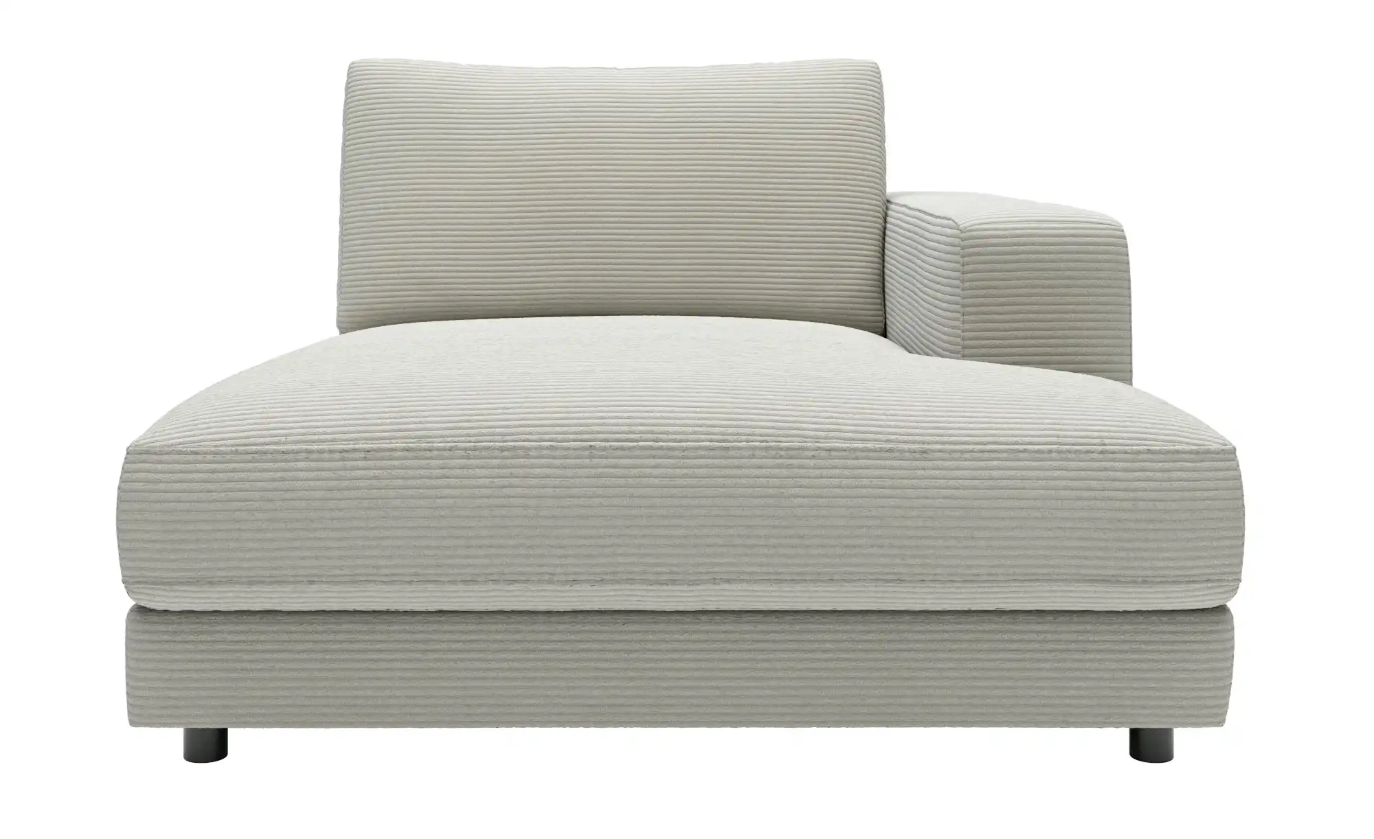 Jette Home Element Ottomane rechts in Cord Modulsofa Sila ¦ grau ¦ Maße (cm günstig online kaufen