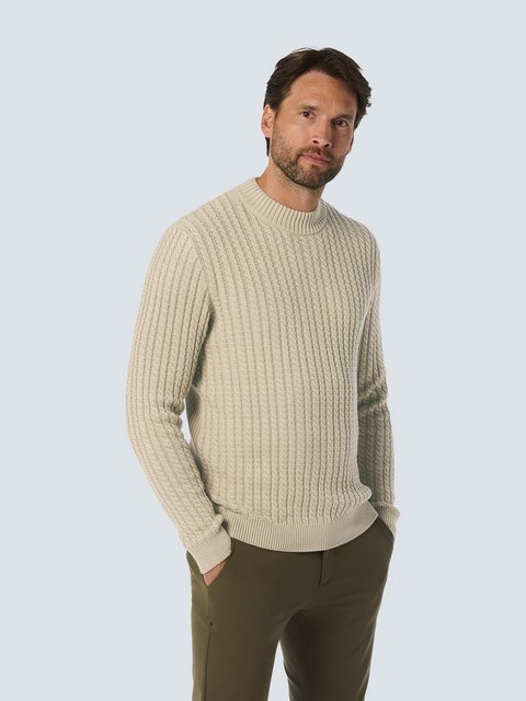 NO EXCESS Strickpullover, mit Zopfmuster günstig online kaufen