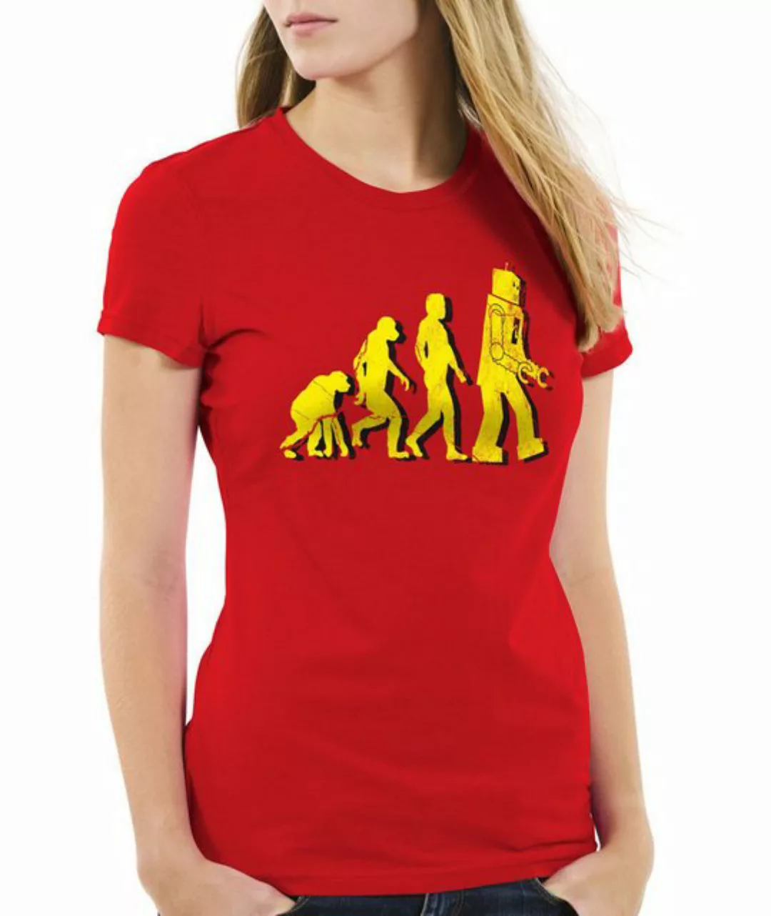 style3 T-Shirt Evolution the big bang theory sheldon cooper bazinga darwin günstig online kaufen