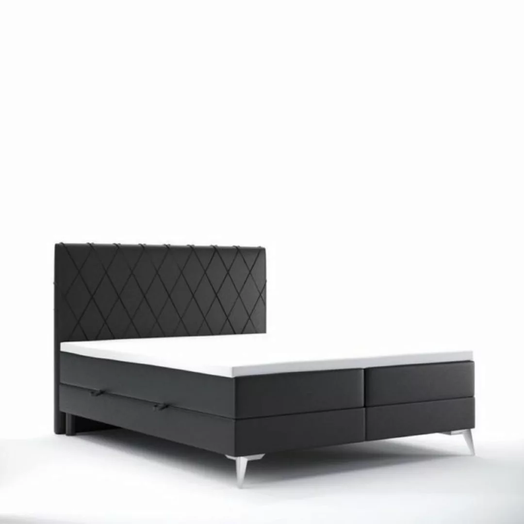 JVmoebel Boxspringbett Schlafzimmer Luxus Möbel Polster Stoff Modern Design günstig online kaufen