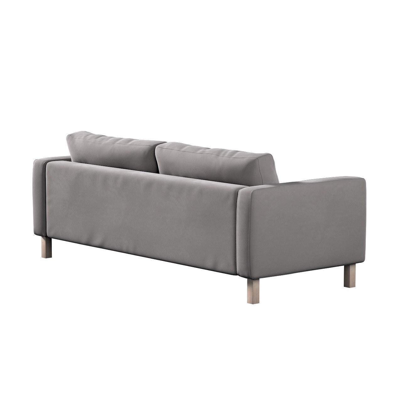 Bezug für Karlstad 3-Sitzer Sofa nicht ausklappbar, kurz, taupengrau, Bezug günstig online kaufen