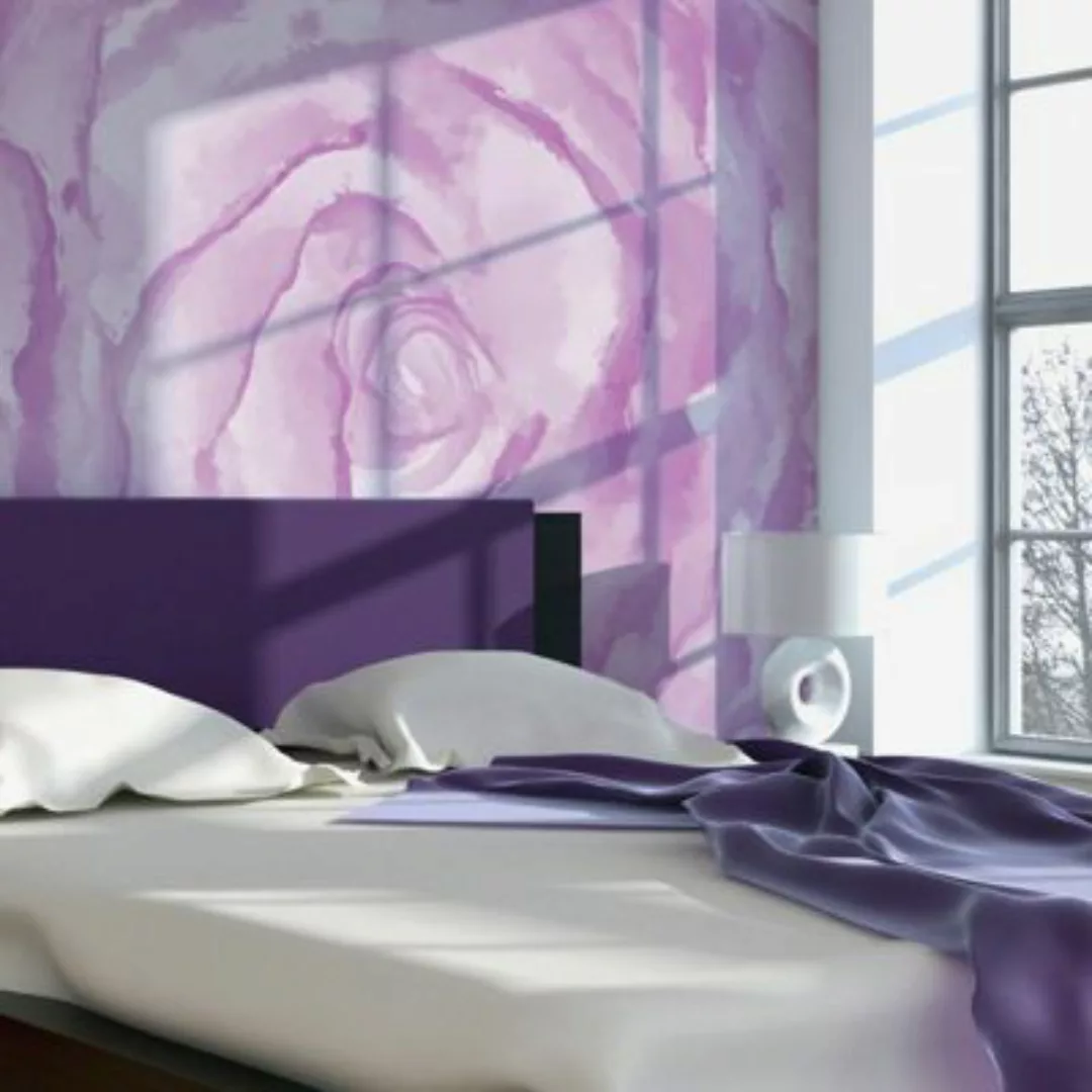 artgeist Fototapete Rose (rosa) violett Gr. 250 x 193 günstig online kaufen