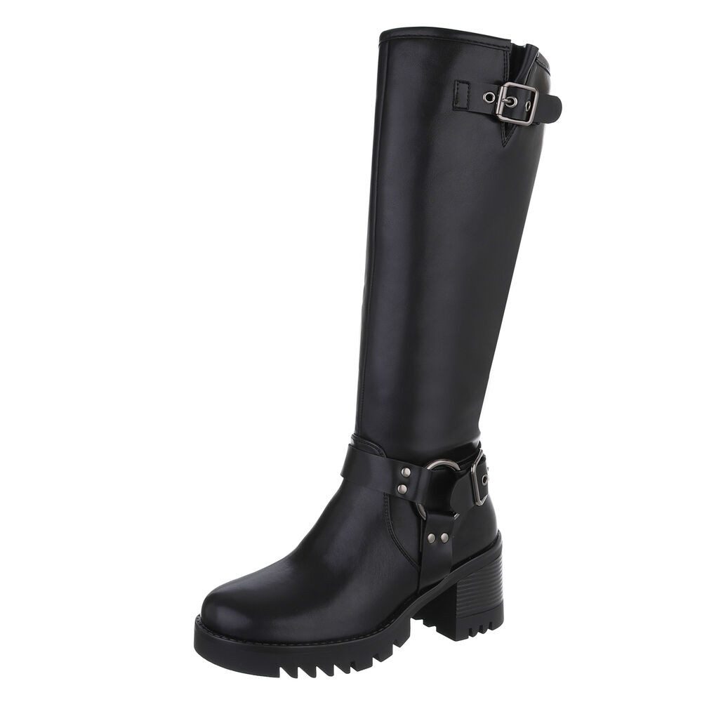 Ital-Design Damen Bikerschuhe Biker Stiefel (87317687) günstig online kaufen