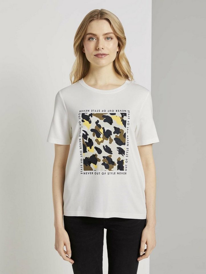 TOM TAILOR T-Shirt T-Shirt mit Print günstig online kaufen