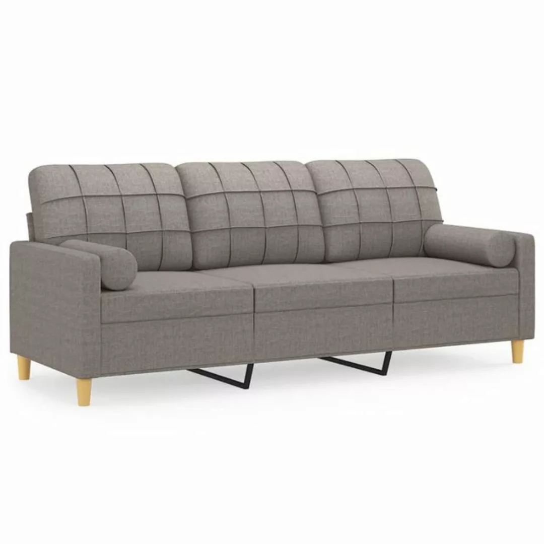 vidaXL Sofa Sofa 2-Sitzer Sofa Stoff mit Zierkissen, 180 cm günstig online kaufen