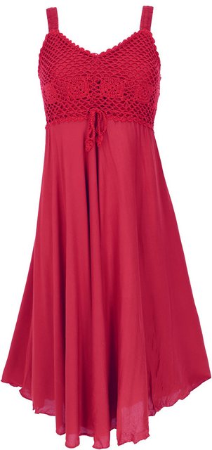 Guru-Shop Midikleid Boho Minikleid, Häkelkleid, Sommerkleid,.. alternative günstig online kaufen