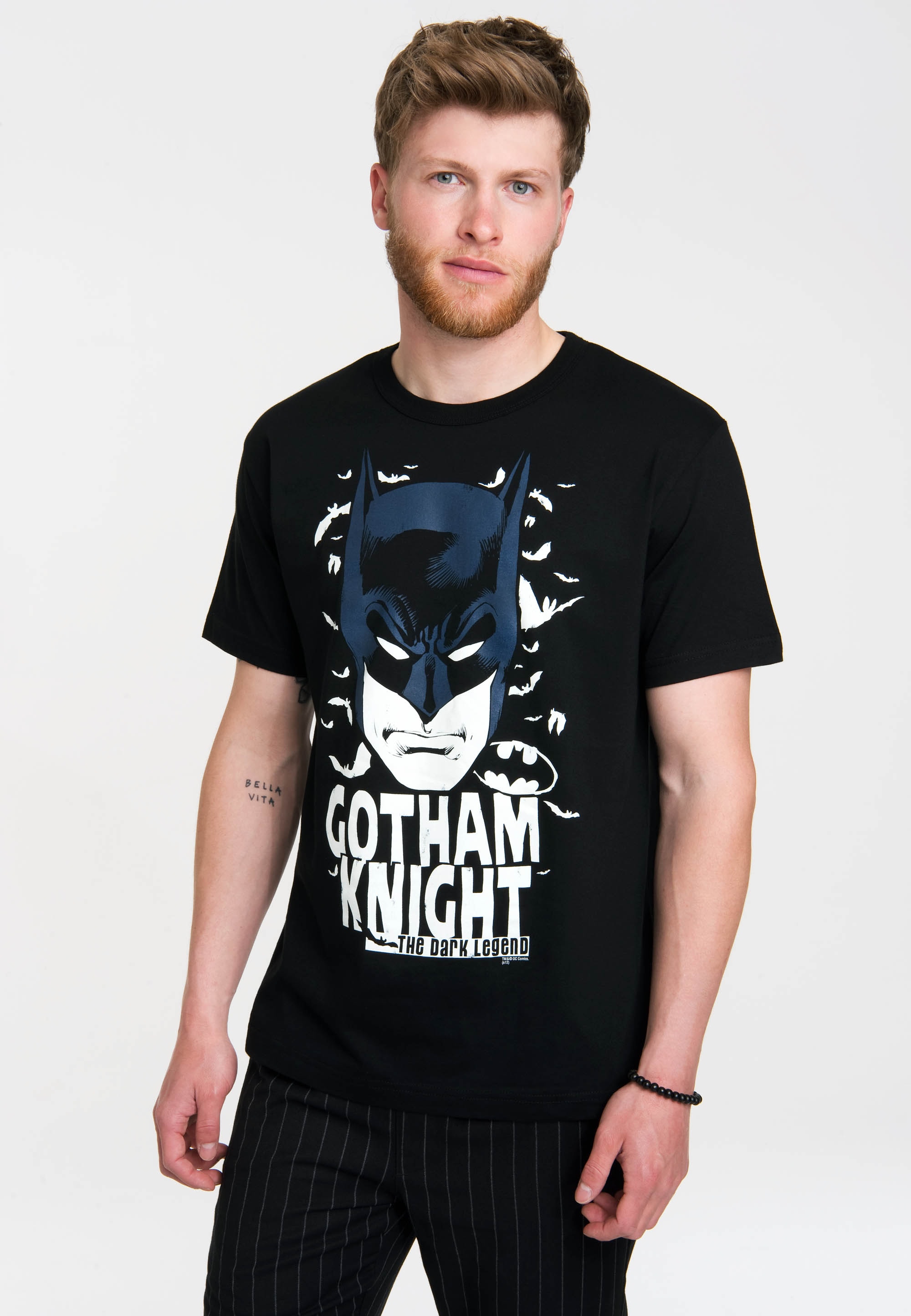 LOGOSHIRT T-Shirt "Batman - Gotham Knight", mit coolem Frontprint günstig online kaufen