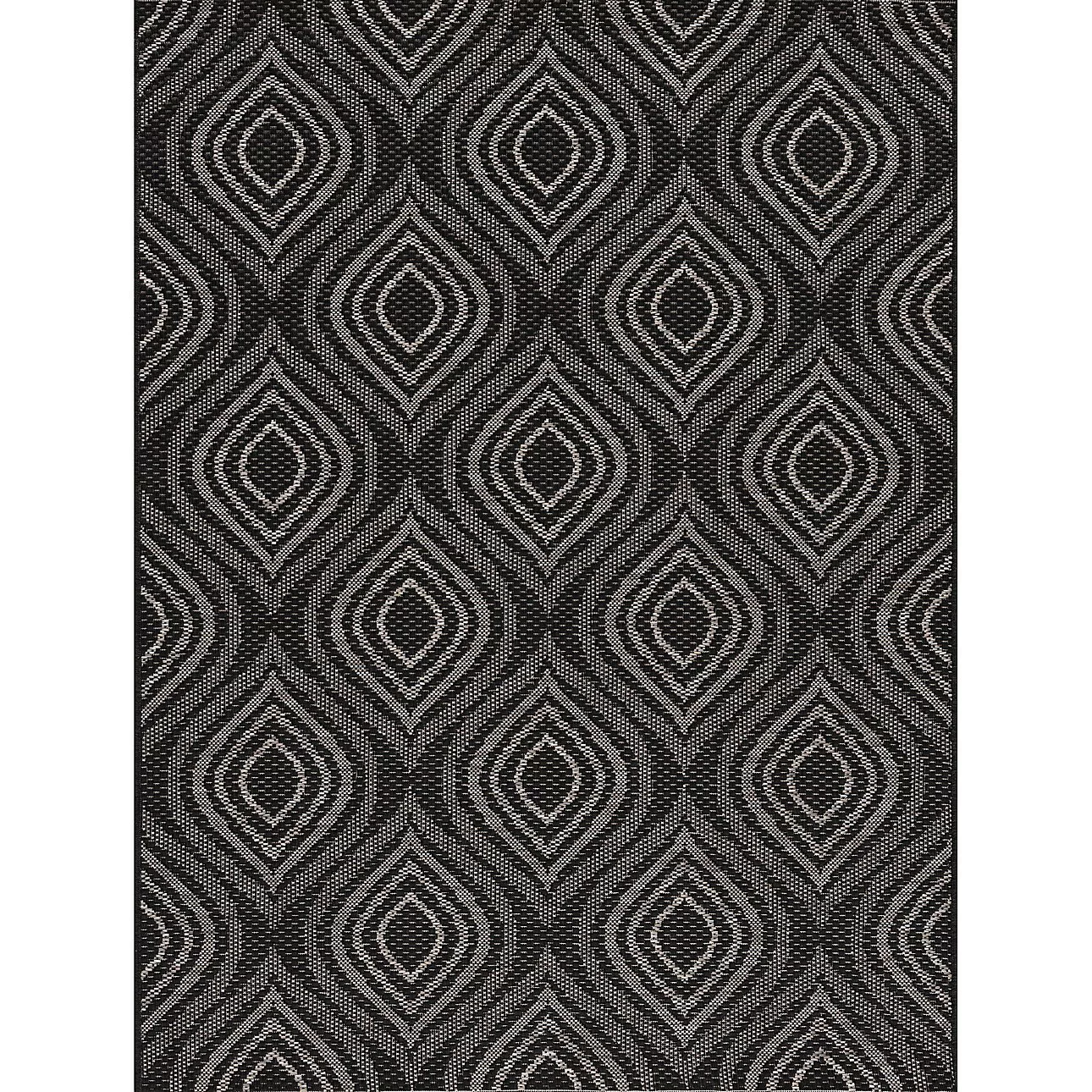 Teppich Breeze black/ clif grey 120 x 170 cm, 120 x 170 cm günstig online kaufen