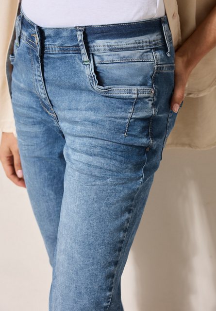 Cecil 7/8-Jeans Style Scarlett Slim Fit mit Mid Waist günstig online kaufen