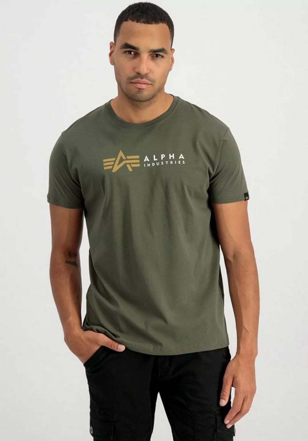 Alpha Industries Kurzarmshirt Alpha Label T günstig online kaufen