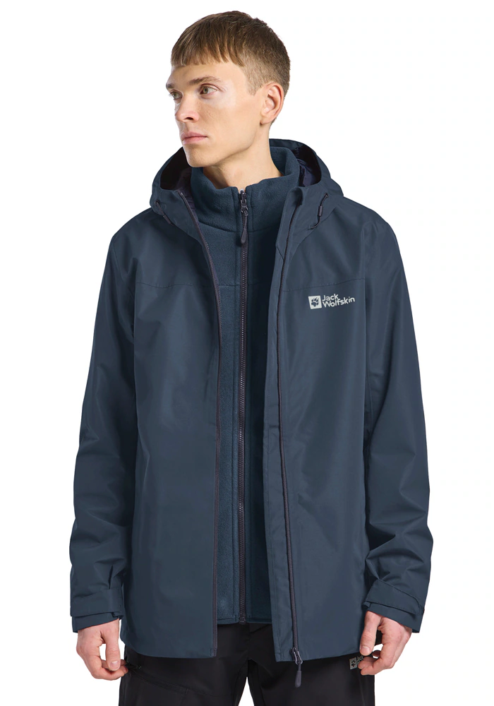 Jack Wolfskin 3-in-1-Funktionsjacke "TAUBENBERG 3IN1 JKT M", mit Kapuze günstig online kaufen