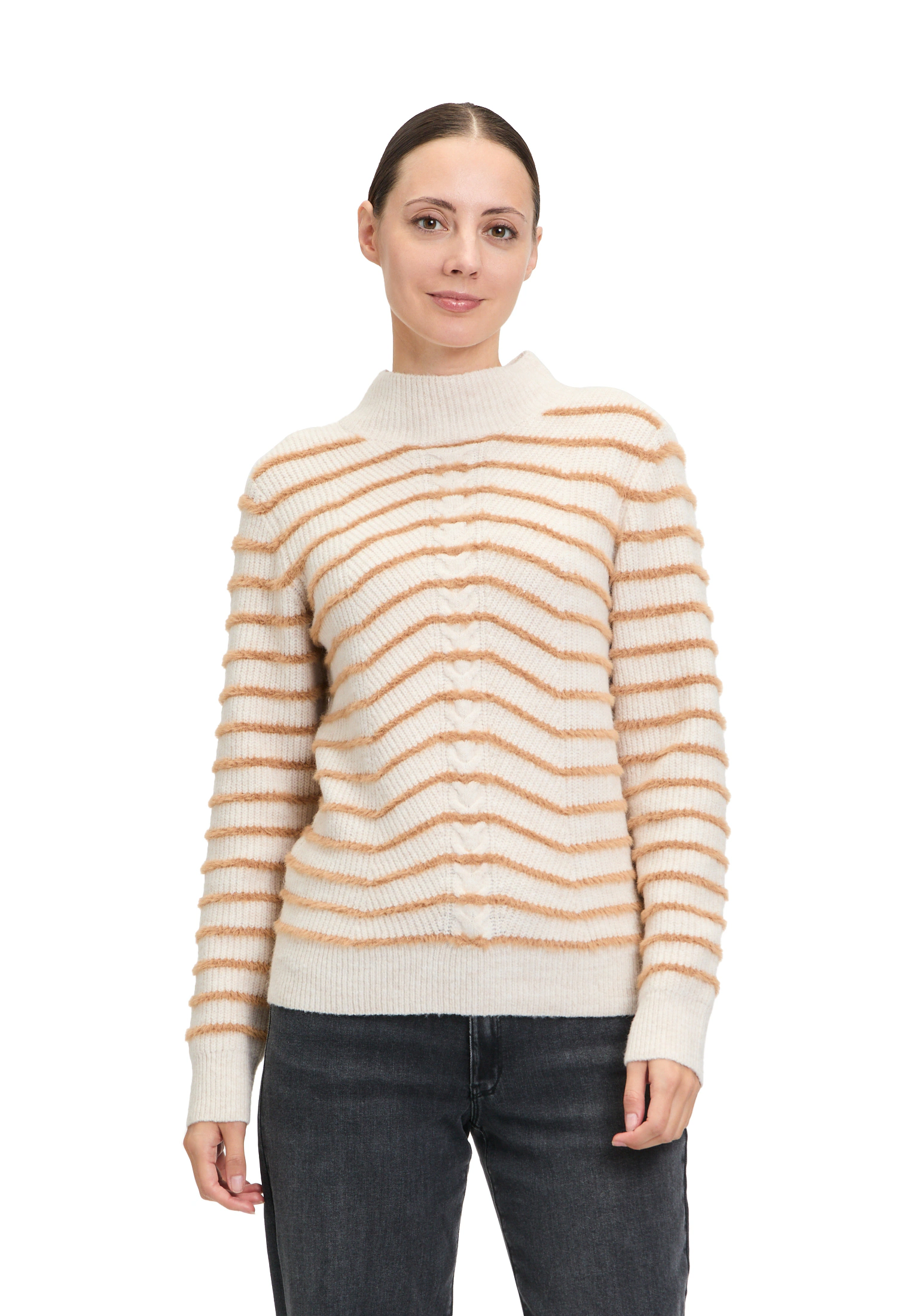 Betty&Co Strickpullover "Betty & Co Strickpullover mit Rundhalsausschnitt", günstig online kaufen