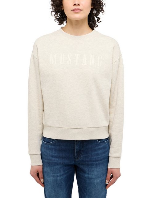 MUSTANG Sweatshirt Style Lindsey mit Logoprint günstig online kaufen