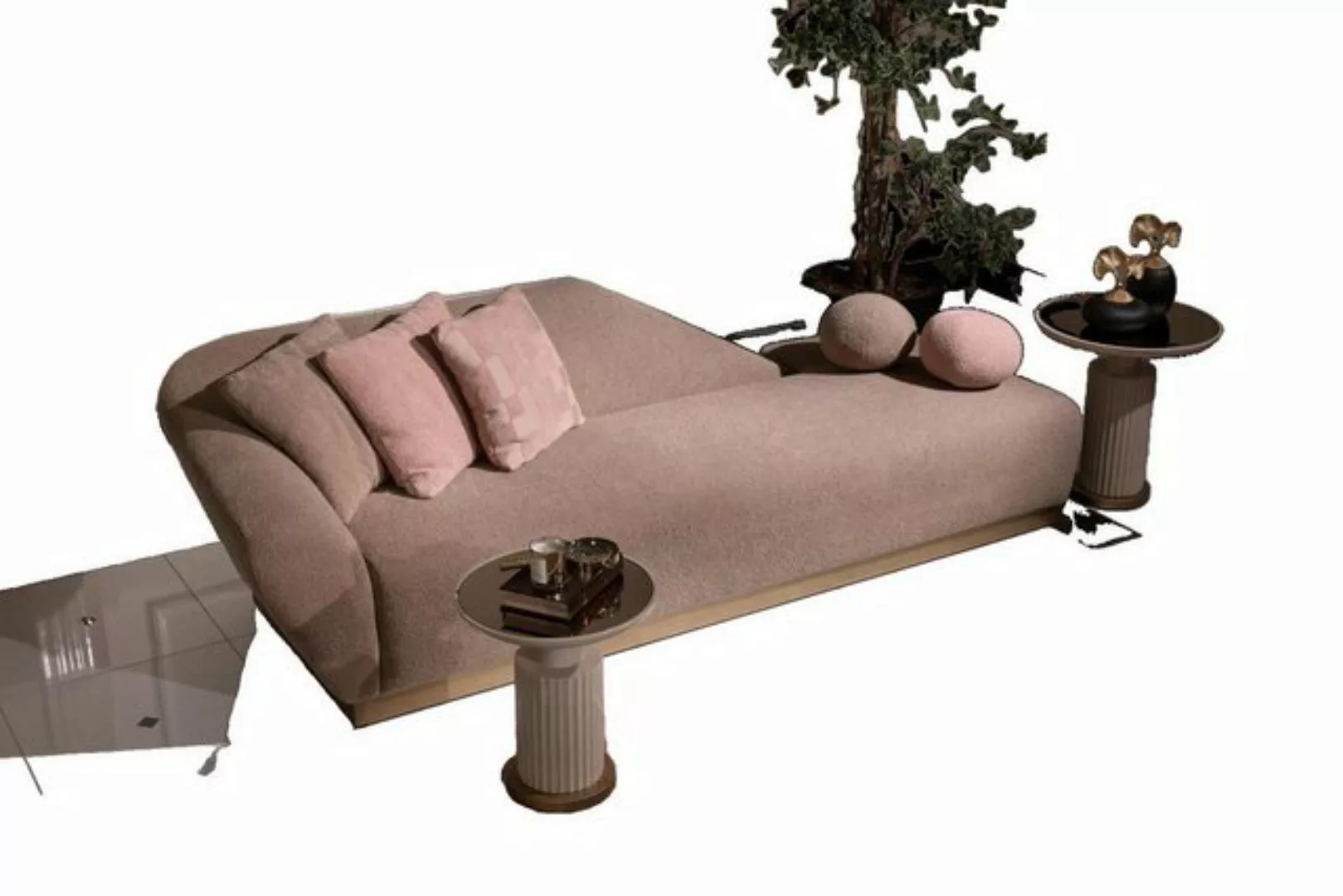 JVmoebel Chaiselongue Chaiselongue Relaxliege Liegesessel Sofa Beige Modern günstig online kaufen