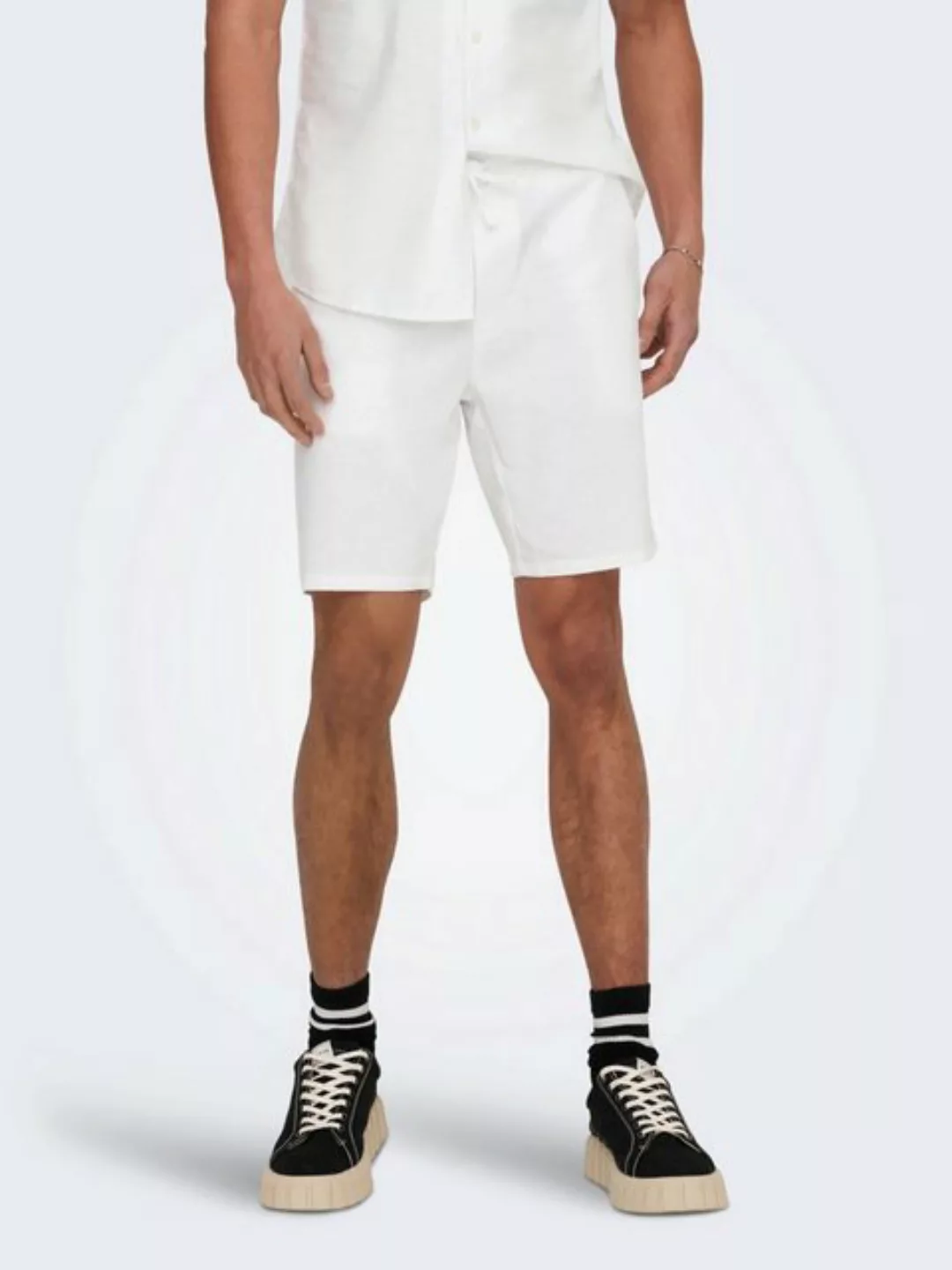 ONLY & SONS Chinoshorts Leichte Stoff Shorts Bermuda Hose ONSLINUS ONSLINUS günstig online kaufen