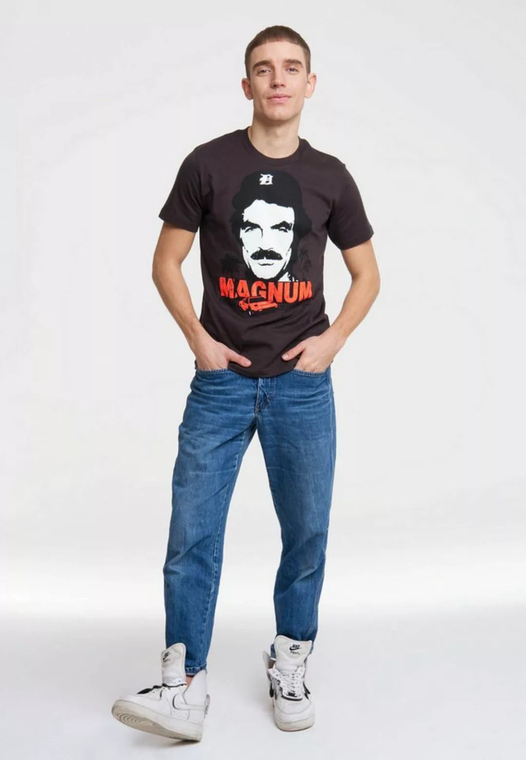 LOGOSHIRT T-Shirt MAGNUM mit großem Front-Print günstig online kaufen