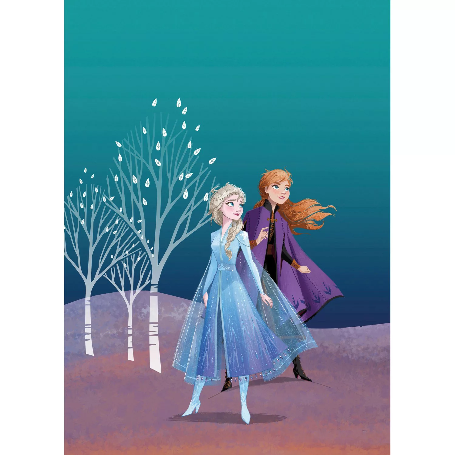 Komar Wandbild Frozen Sisters 50 x 70 cm günstig online kaufen