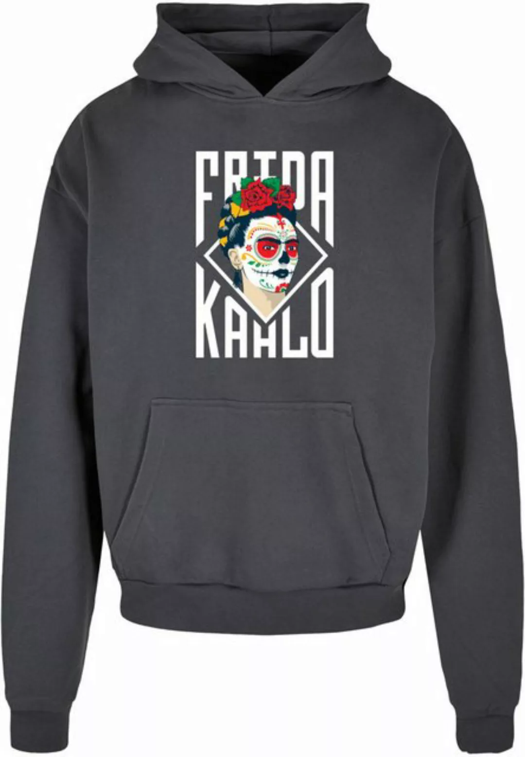Merchcode Kapuzensweatshirt Merchcode Herren Frida Kahlo - Lettering Ultra günstig online kaufen