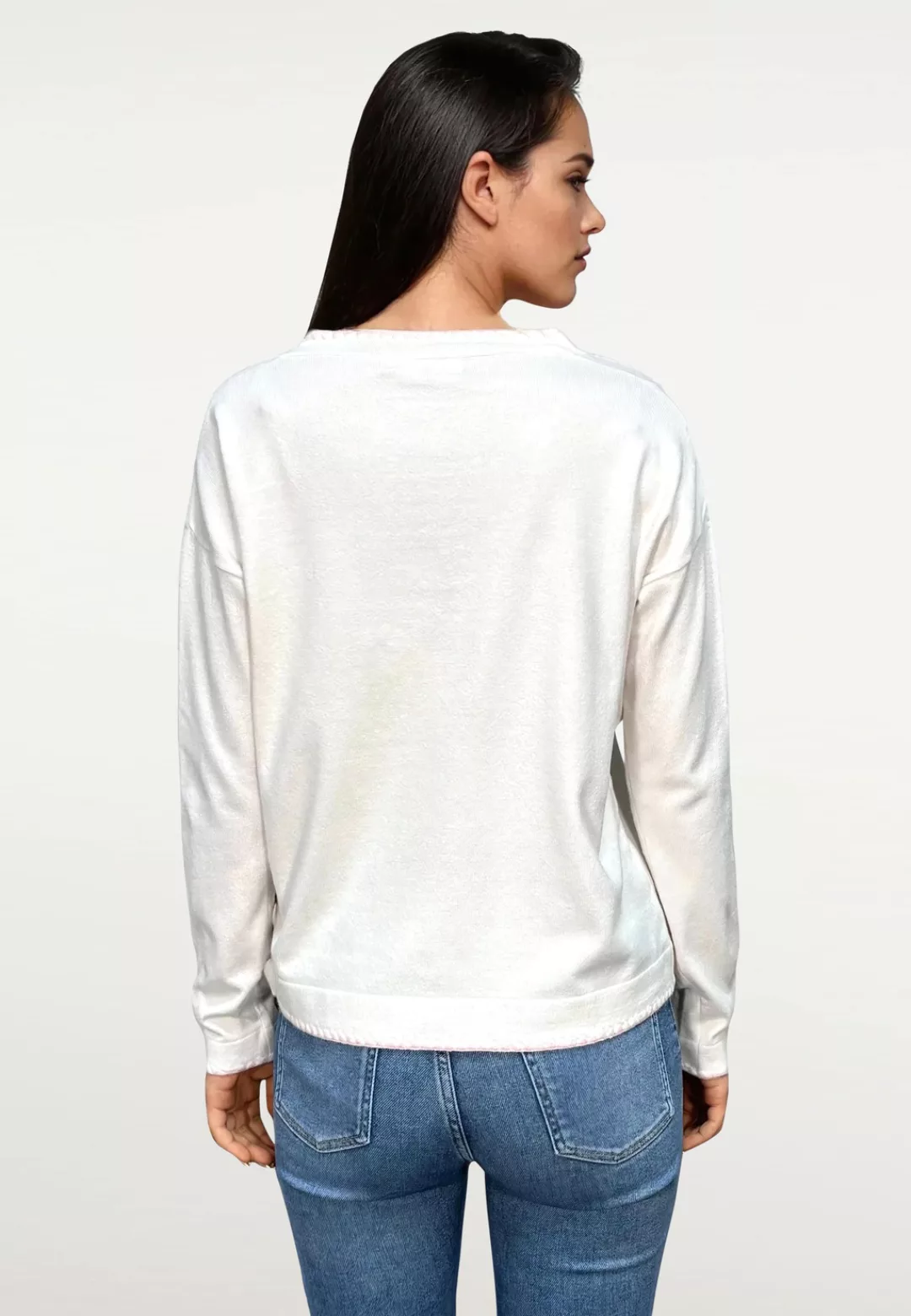 Frieda & Freddies Strickpullover "Pullover", mit Label-Applikationen günstig online kaufen