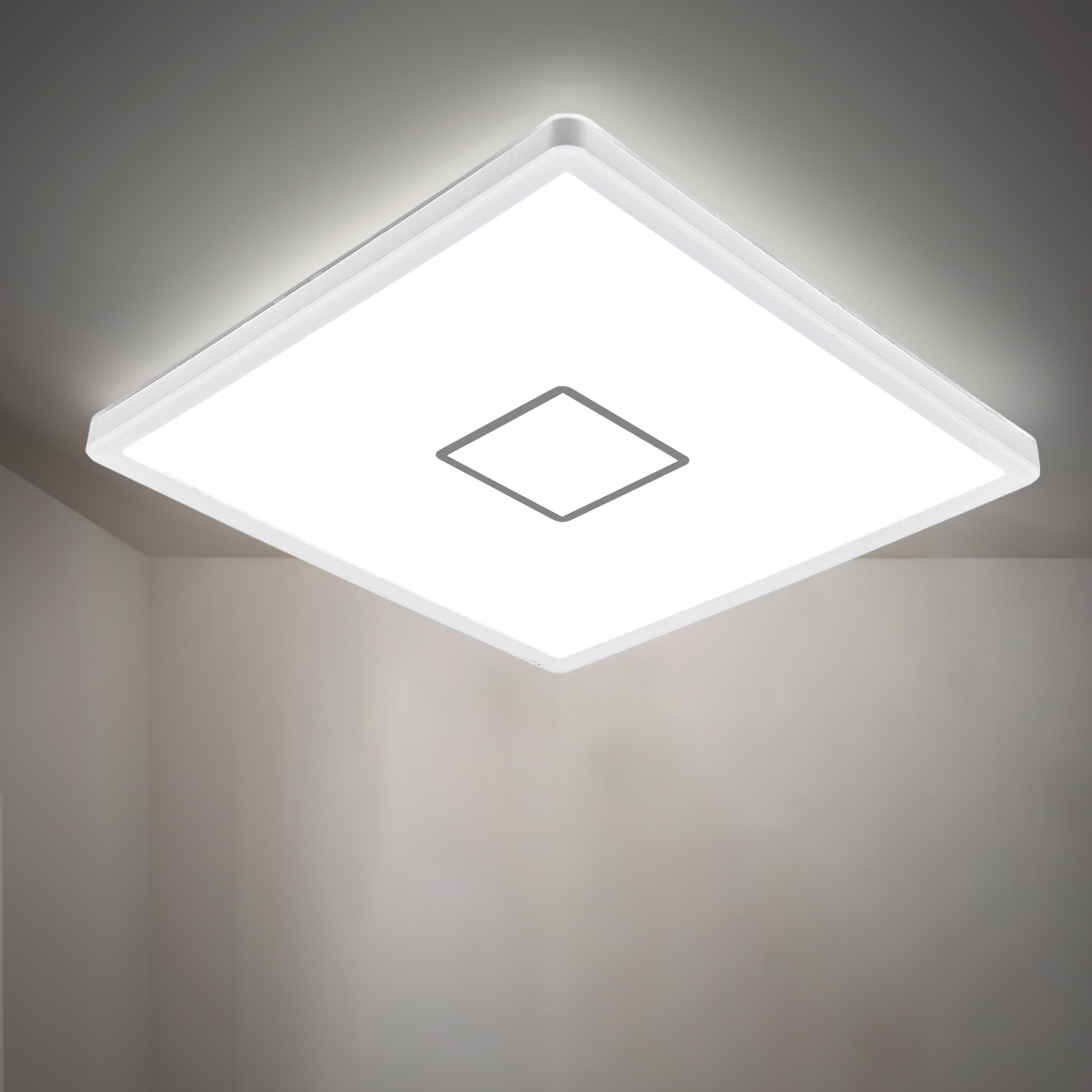 B.K.Licht LED Deckenleuchte, 1 flammig-flammig, Deckenlampe, Textil Lampens günstig online kaufen