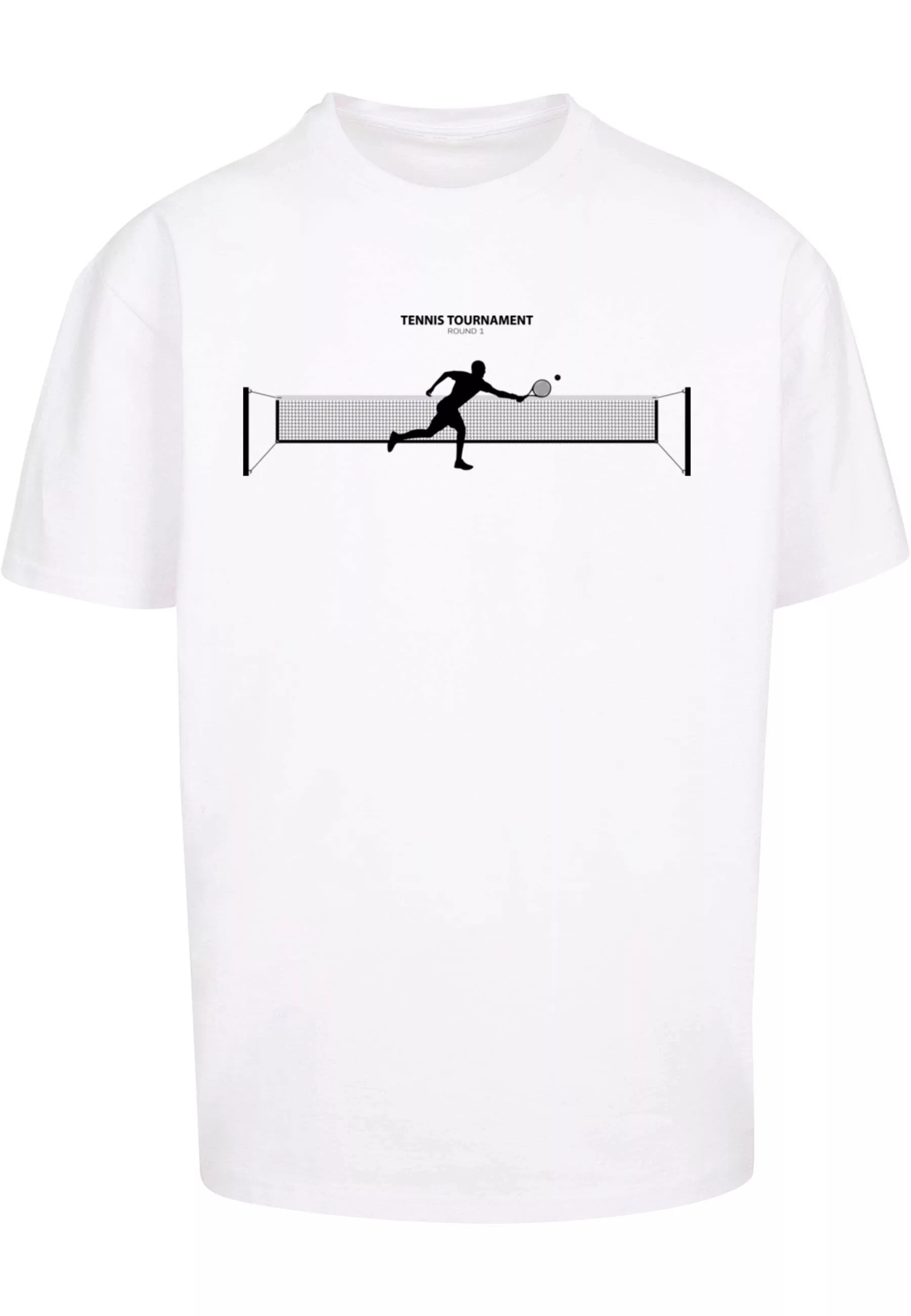 Merchcode T-Shirt "Merchcode Herren Tennis Round 1 Heavy Oversized Tee" günstig online kaufen