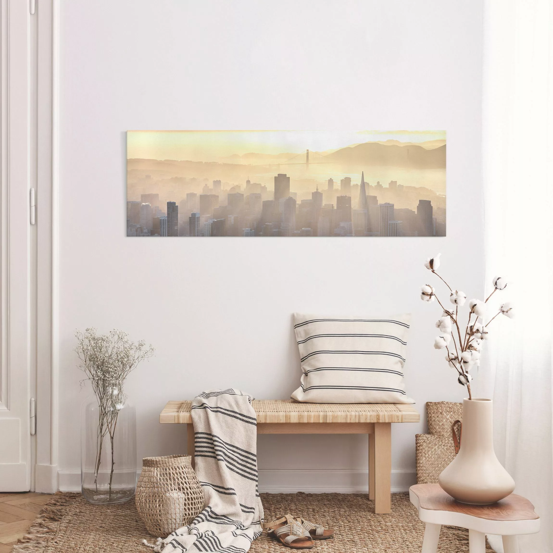 Leinwandbild San Francisco im Morgengrauen günstig online kaufen