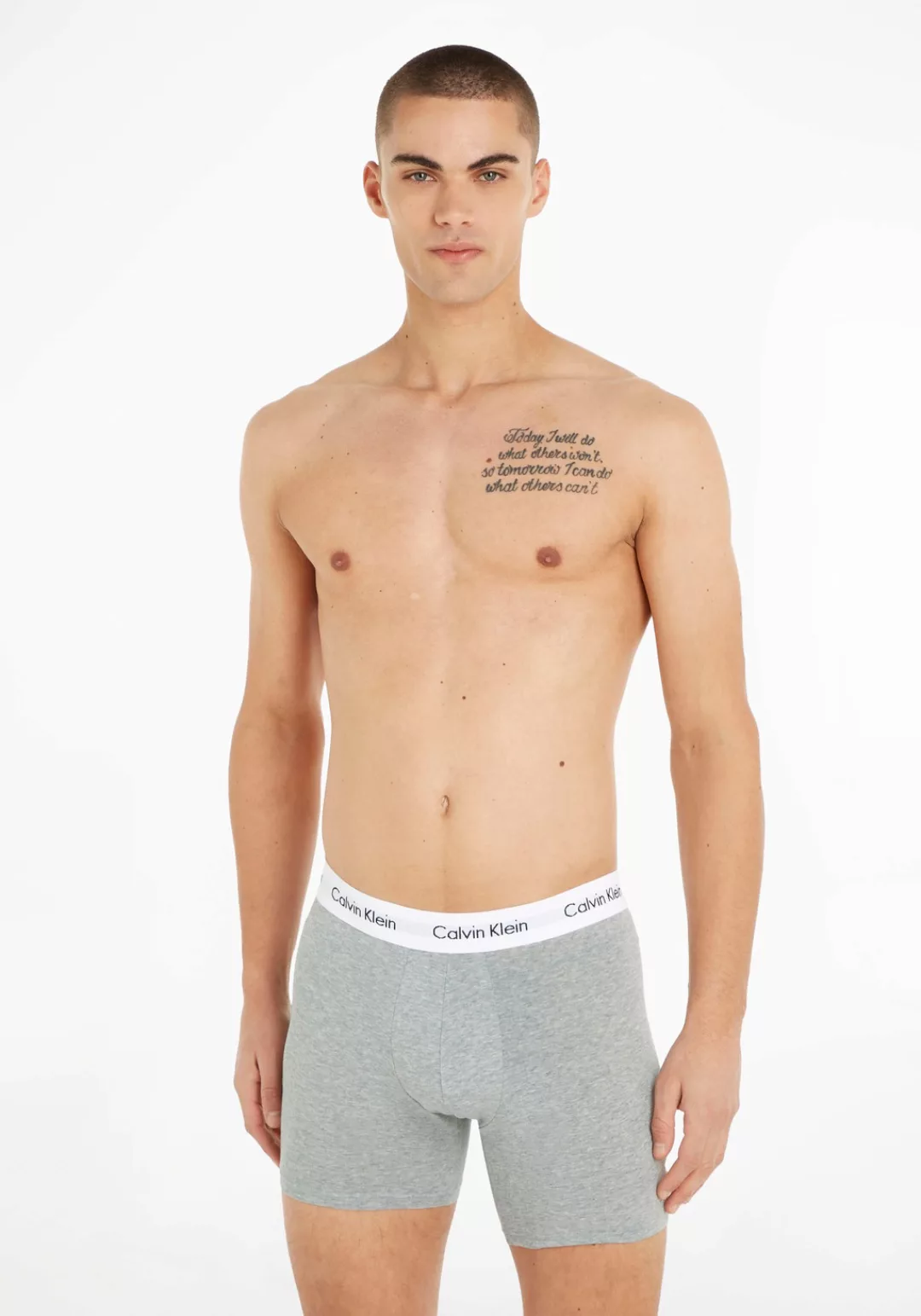 Calvin Klein 3-er Set Boxer Briefs Grau, Schwarz und Weiß günstig online kaufen