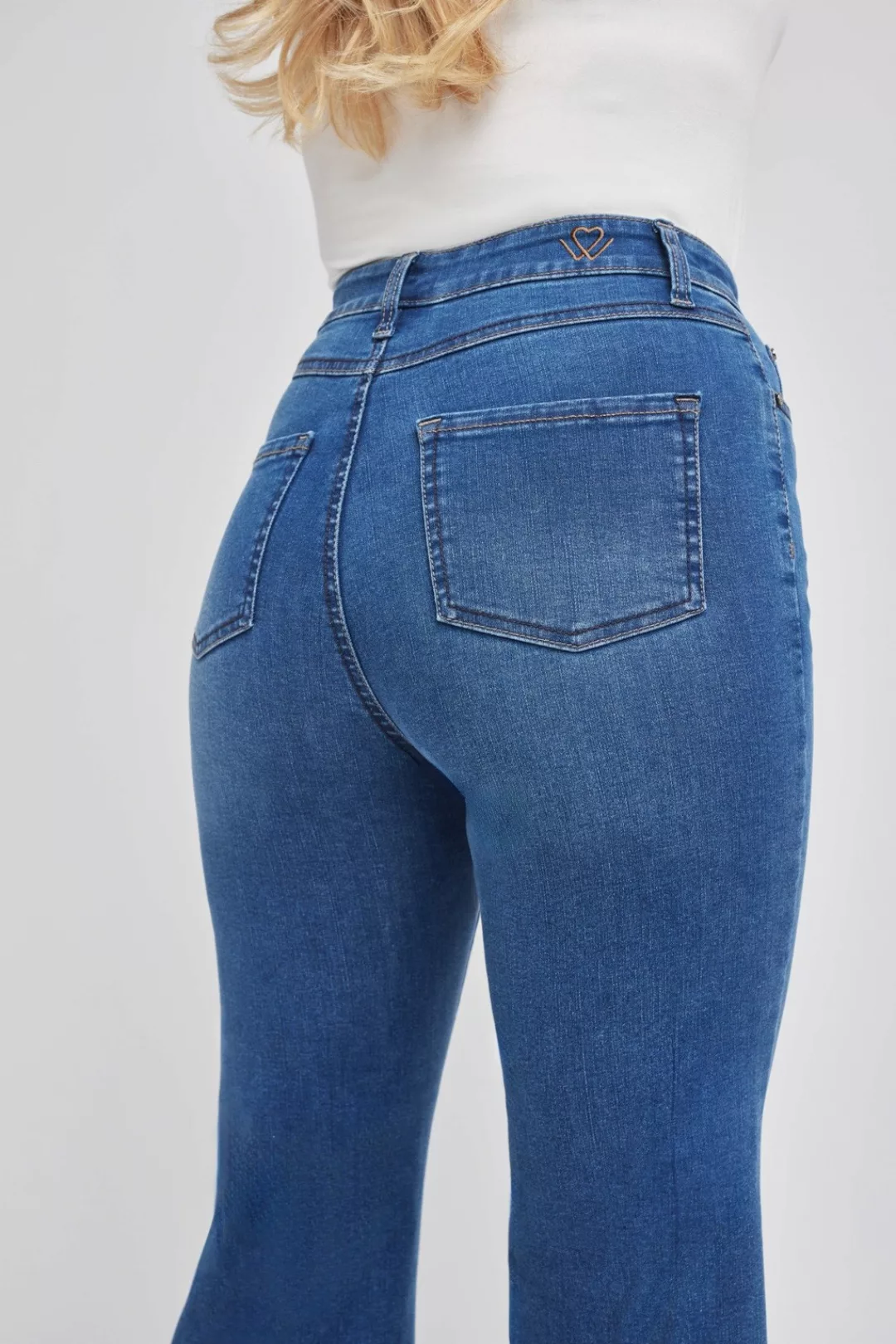 wonderjeans Schlagjeans, Flared, mit Stretch günstig online kaufen