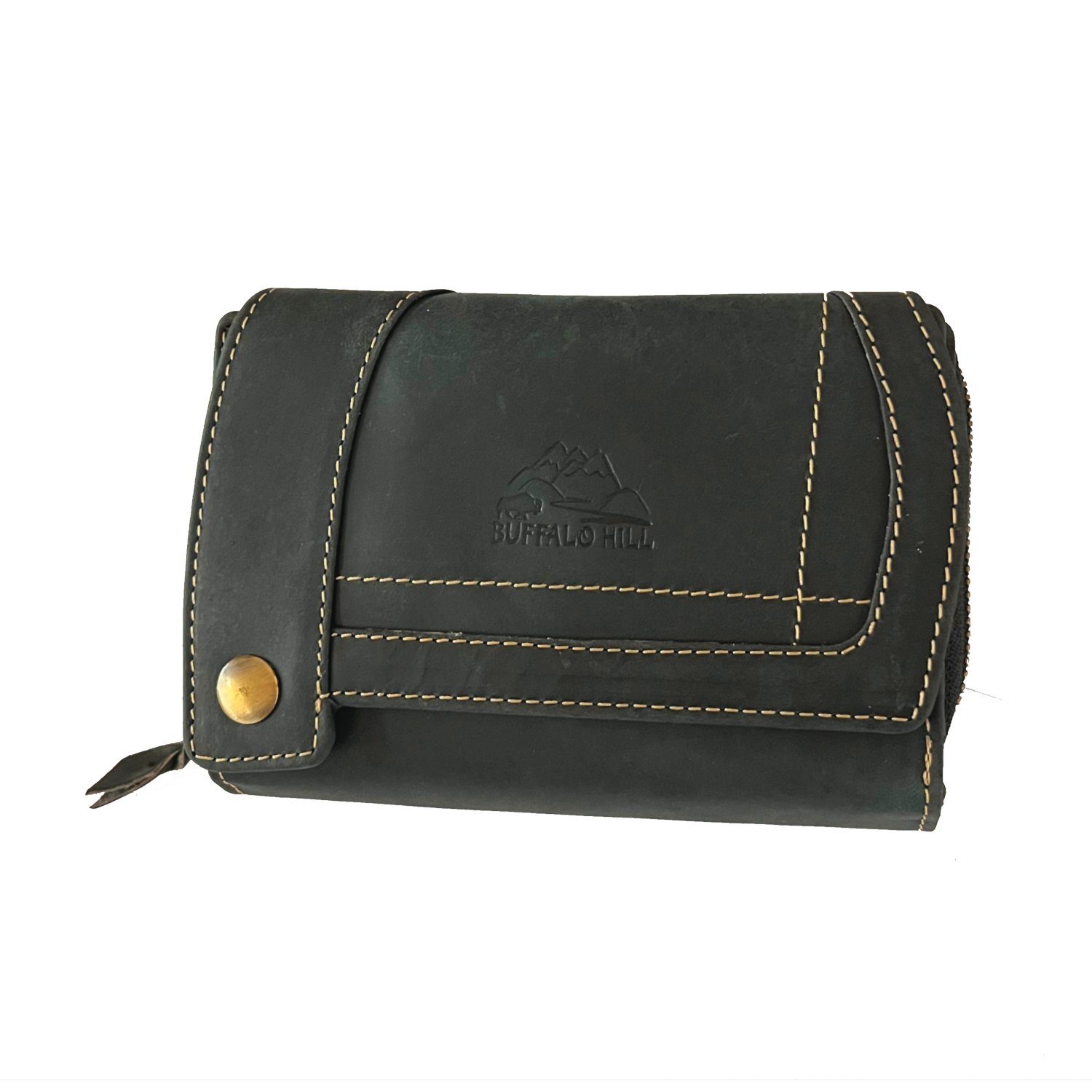 Buffalo Hill Geldbörse XL Büffelleder Portemonnaie, günstig online kaufen