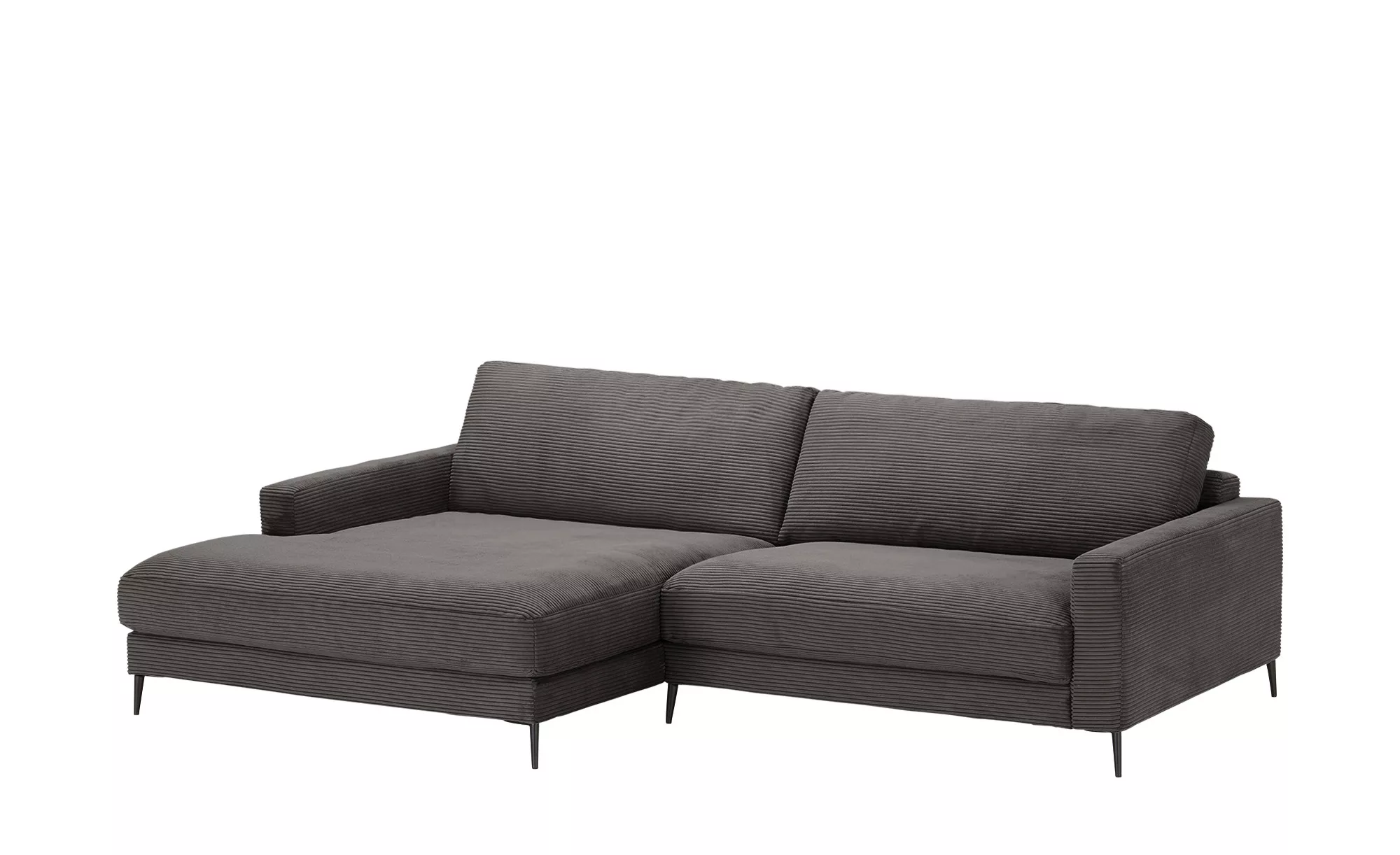 VIVA Cord-Sofa  Dopa ¦ grau ¦ Maße (cm): B: 272 H: 84 T: 190 Polstermöbel > günstig online kaufen