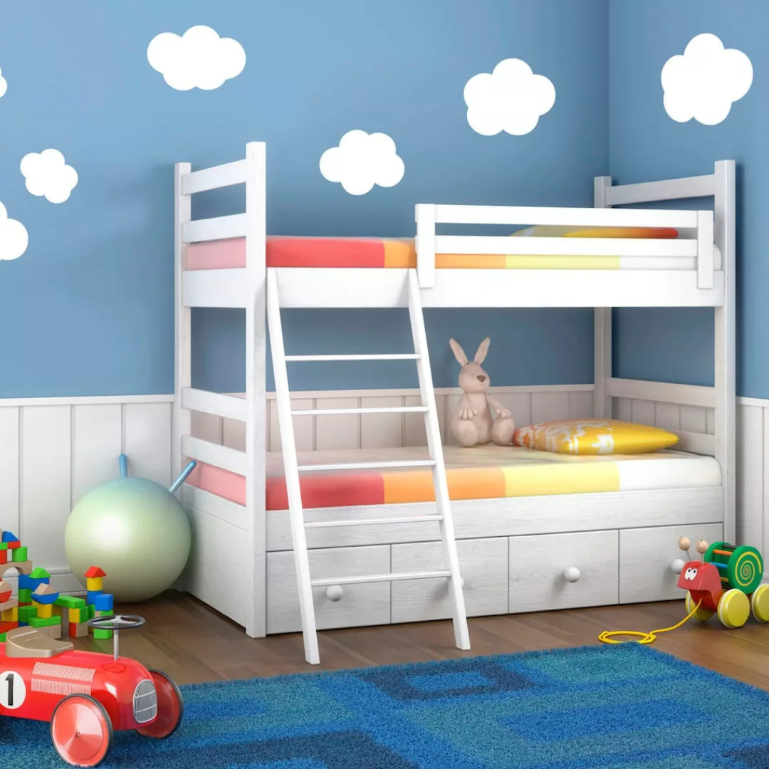 Wall-Art Wandtattoo »Gute Nacht Kinderzimmer Wolken Set« günstig online kaufen