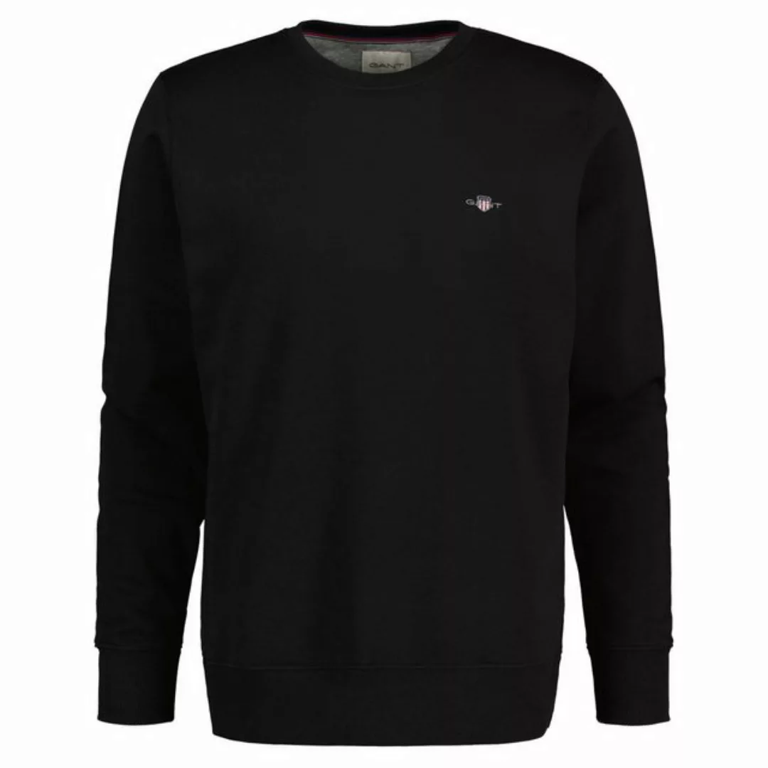 Gant Sweatshirt REG SHIELD C-NECK SWEAT mit Logostickerei auf der Brust günstig online kaufen